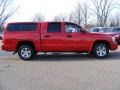 2005 Flame Red Dodge Dakota SLT Quad Cab  photo #6