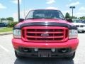 2003 Red Clearcoat Ford F250 Super Duty Lariat Crew Cab 4x4  photo #8