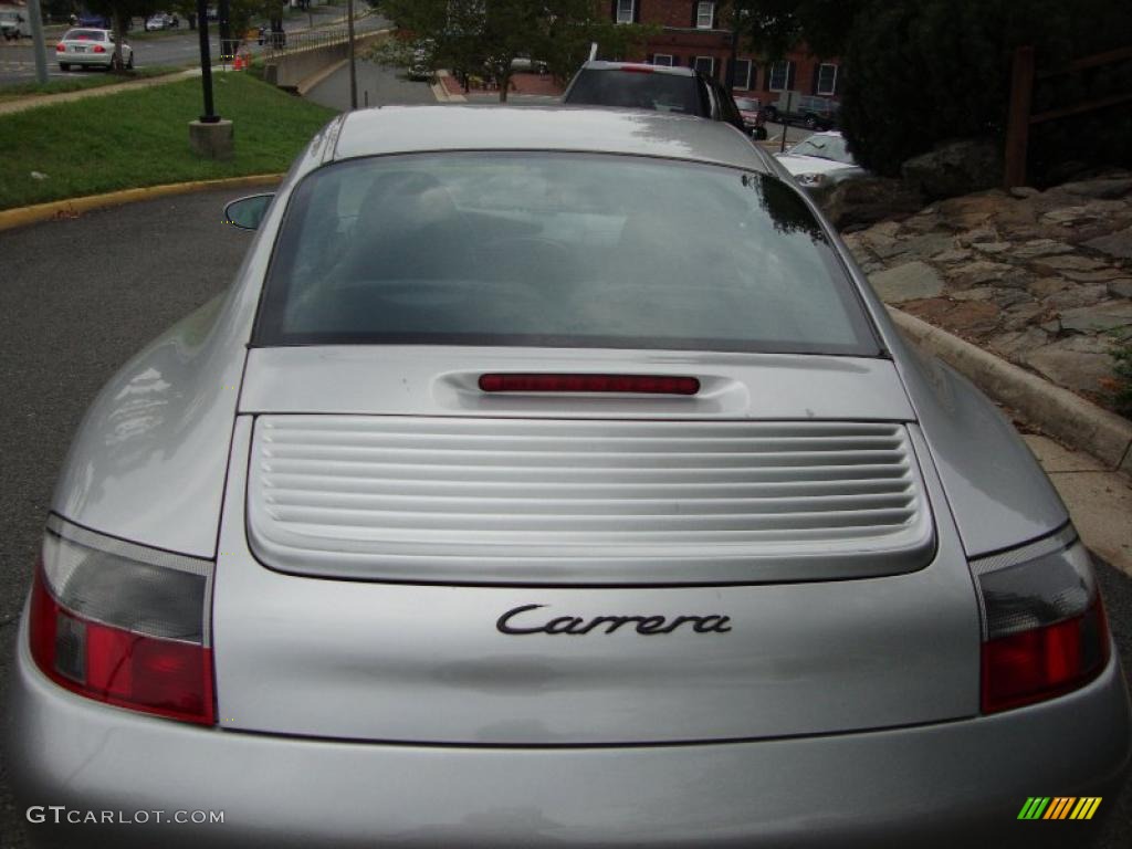 1999 911 Carrera Coupe - Arctic Silver Metallic / Black photo #4