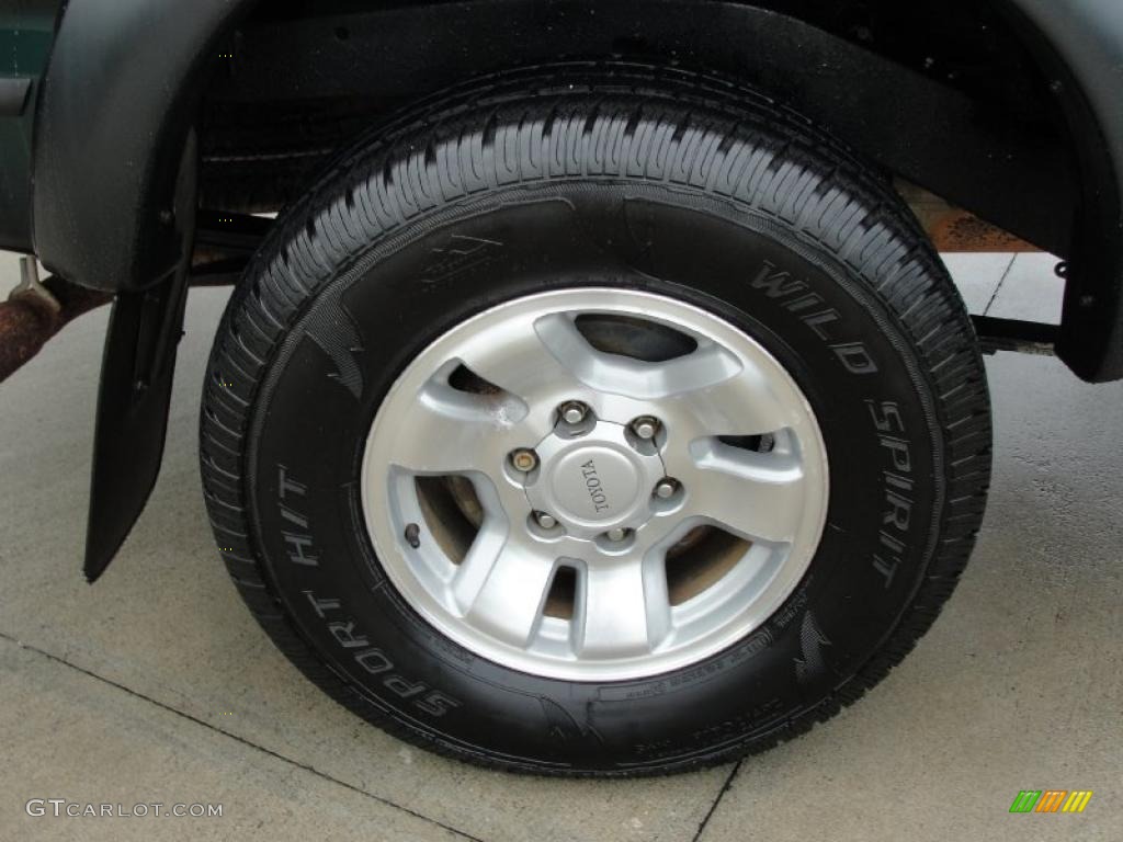 2001 Tacoma V6 Xtracab 4x4 - Imperial Jade Green Mica / Oak Beige photo #15