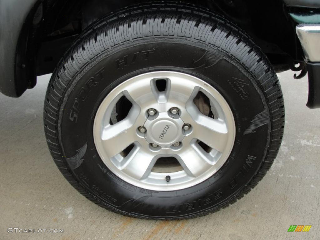 2001 Tacoma V6 Xtracab 4x4 - Imperial Jade Green Mica / Oak Beige photo #16