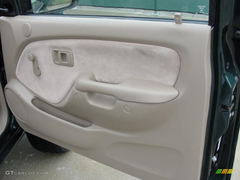 2001 Tacoma V6 Xtracab 4x4 - Imperial Jade Green Mica / Oak Beige photo #27