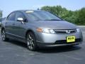 2007 Galaxy Gray Metallic Honda Civic Si Sedan  photo #9