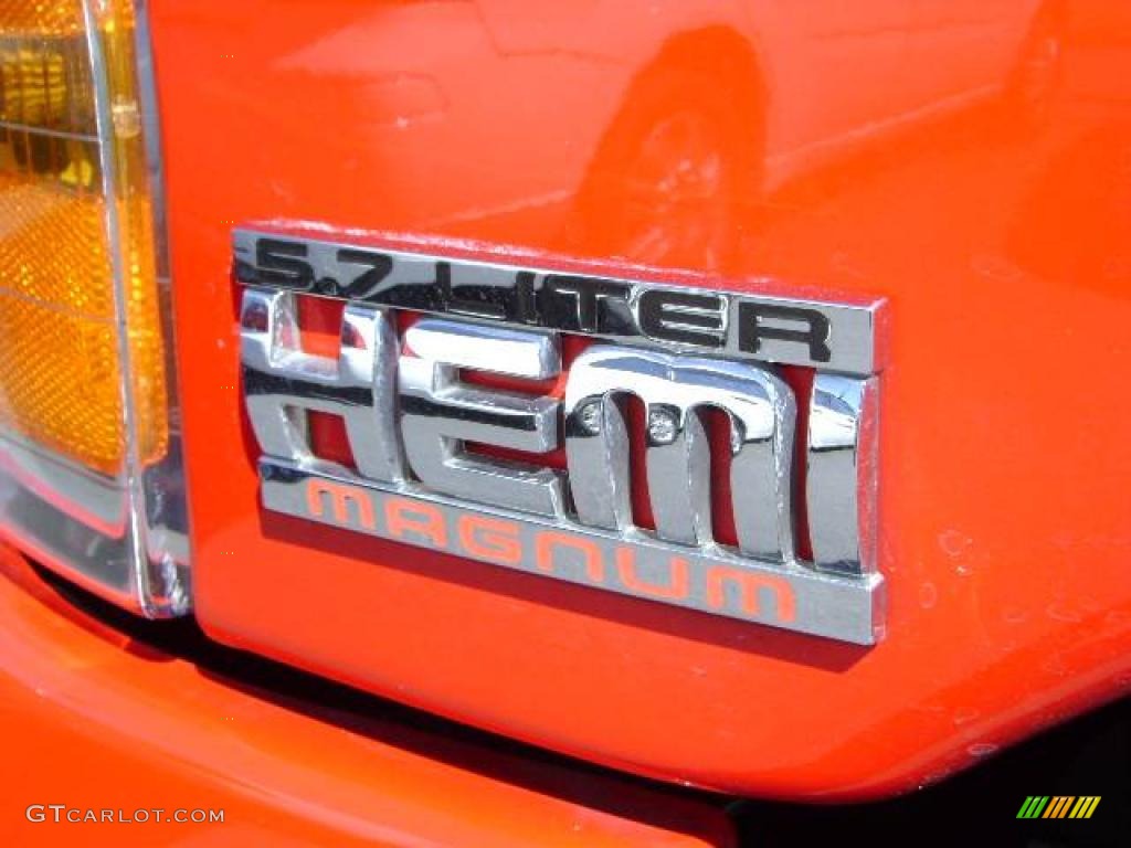 2005 Ram 1500 SLT Quad Cab - Flame Red / Taupe photo #12