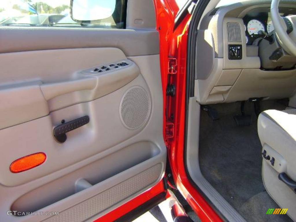 2005 Ram 1500 SLT Quad Cab - Flame Red / Taupe photo #17