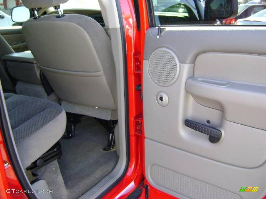 2005 Ram 1500 SLT Quad Cab - Flame Red / Taupe photo #24