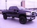 2006 Brilliant Black Crystal Pearl Dodge Ram 1500 SLT Quad Cab 4x4  photo #3