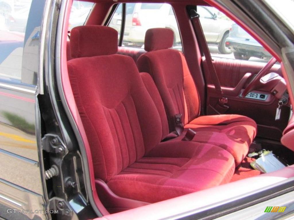 1992 Cutlass Supreme S Sedan - Black / Dark Red photo #11