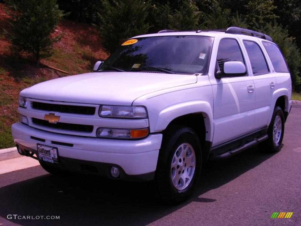 2004 Tahoe Z71 4x4 - Summit White / Gray/Dark Charcoal photo #1