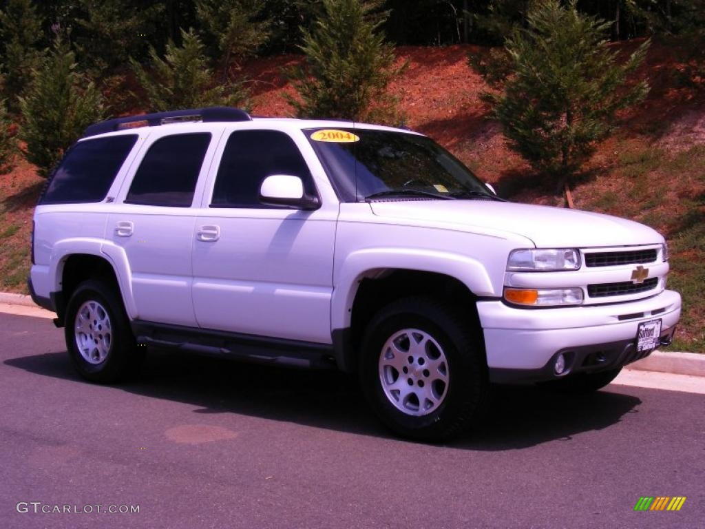 2004 Tahoe Z71 4x4 - Summit White / Gray/Dark Charcoal photo #3