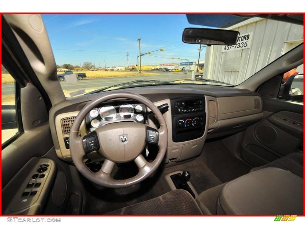 2005 Ram 3500 SLT Quad Cab 4x4 - Light Almond Pearl Metallic / Taupe photo #26