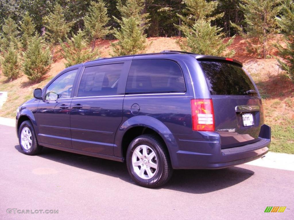 2008 Town & Country Touring Signature Series - Modern Blue Pearlcoat / Medium Slate Gray/Light Shale photo #7
