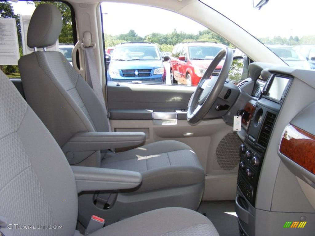 2008 Town & Country Touring Signature Series - Modern Blue Pearlcoat / Medium Slate Gray/Light Shale photo #24
