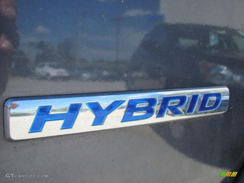 2008 Civic Hybrid Sedan - Magnetic Pearl / Blue photo #6