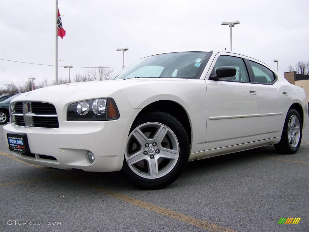 2008 Charger SXT - Stone White / Dark Slate Gray photo #1