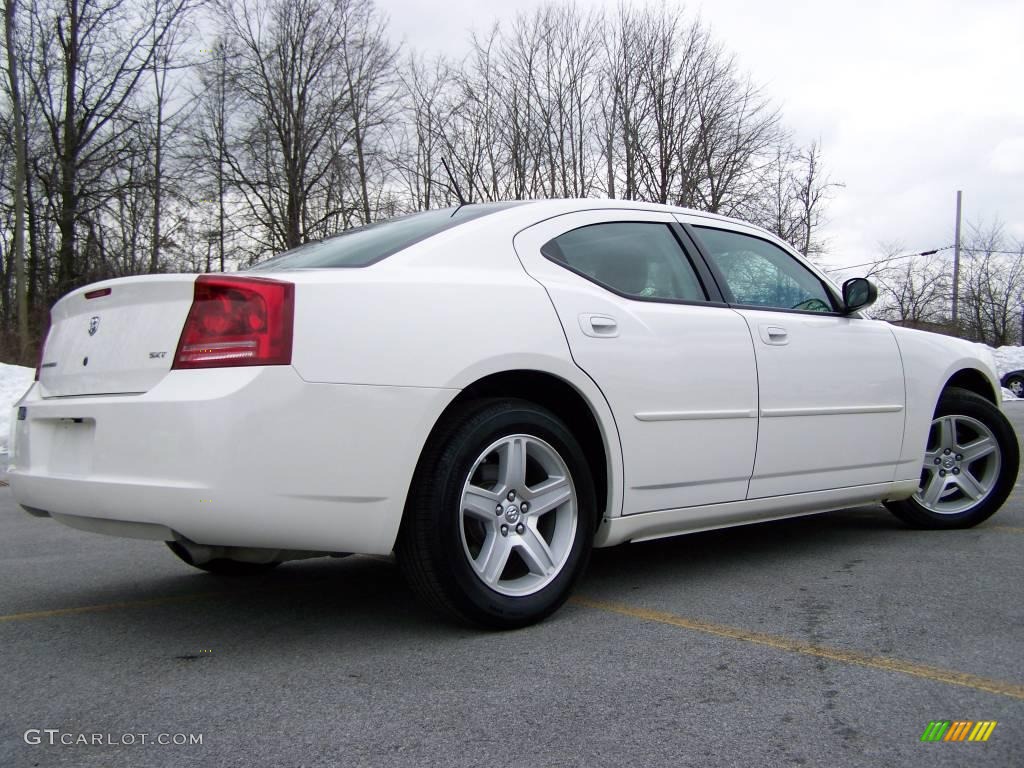 2008 Charger SXT - Stone White / Dark Slate Gray photo #4