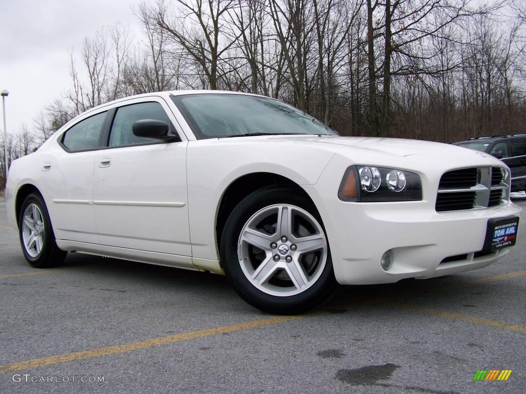 2008 Charger SXT - Stone White / Dark Slate Gray photo #8