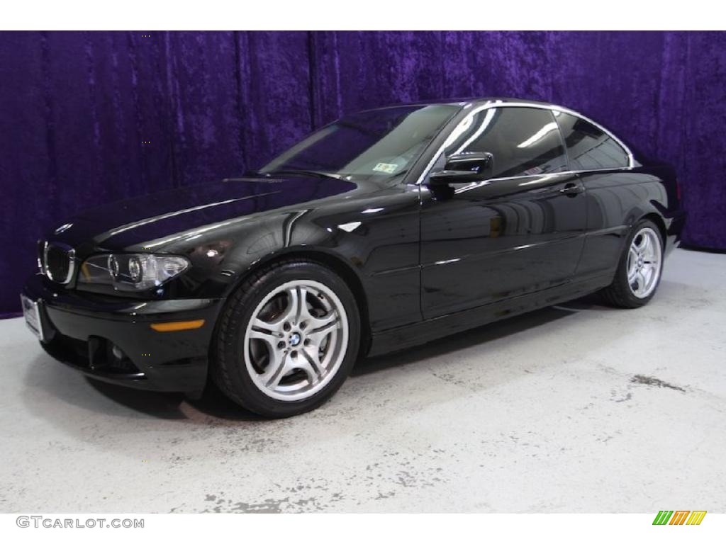 2005 3 Series 330i Coupe - Jet Black / Natural Brown photo #25