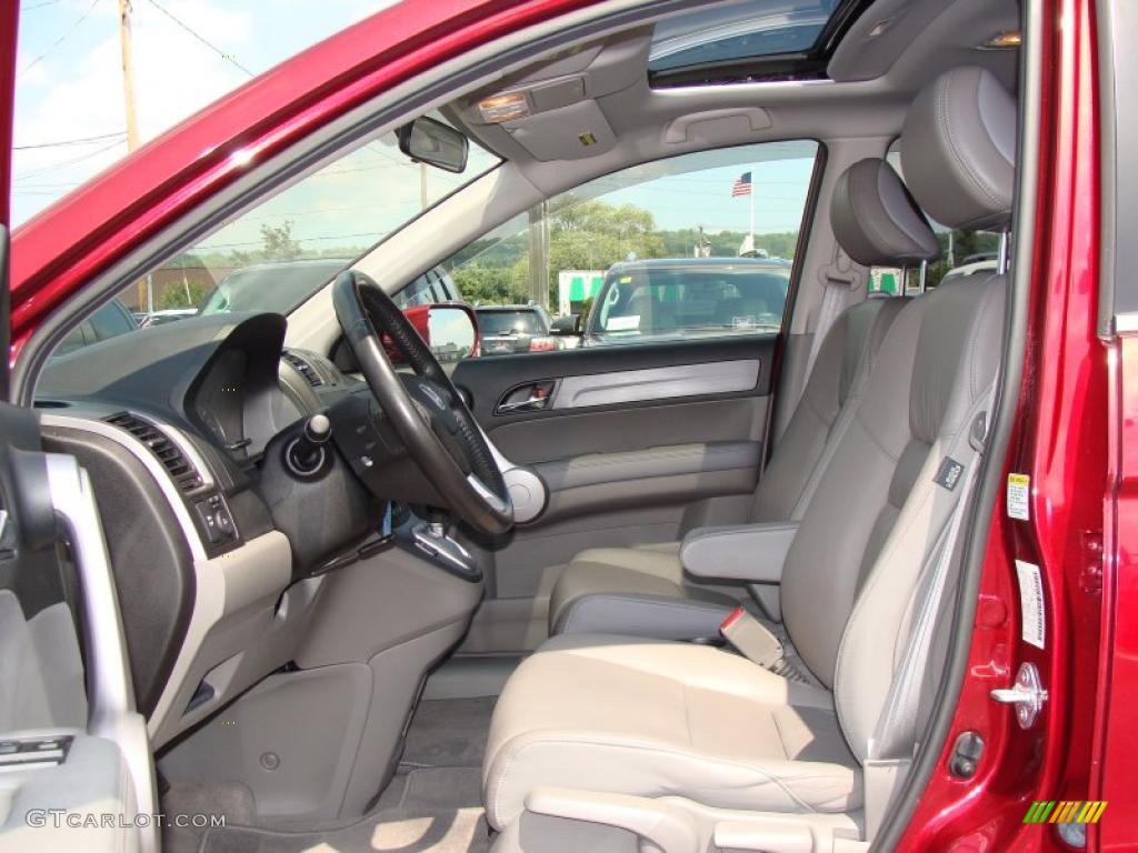 2007 CR-V EX-L 4WD - Tango Red Pearl / Gray photo #4