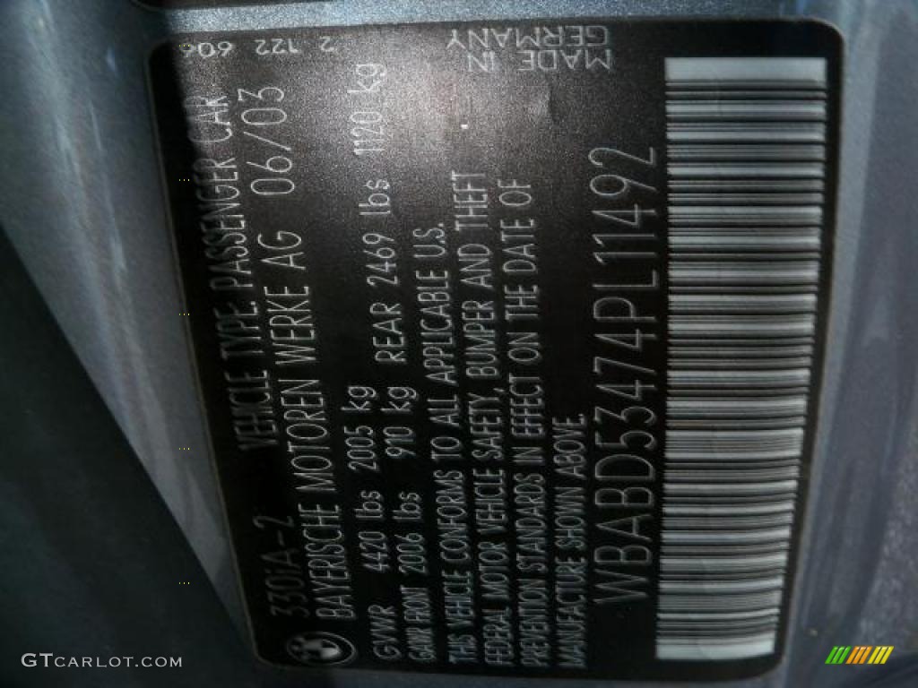 2004 3 Series 330i Coupe - Silver Grey Metallic / Black photo #22