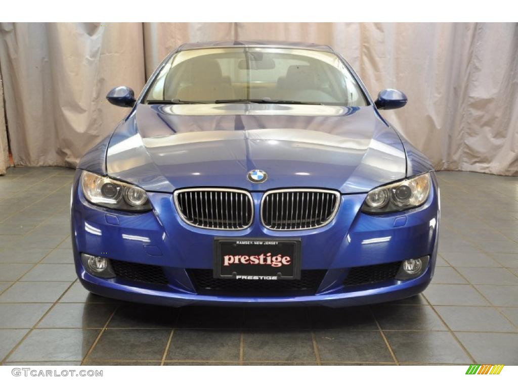 2007 3 Series 328i Coupe - Montego Blue Metallic / Saddle Brown/Black photo #6