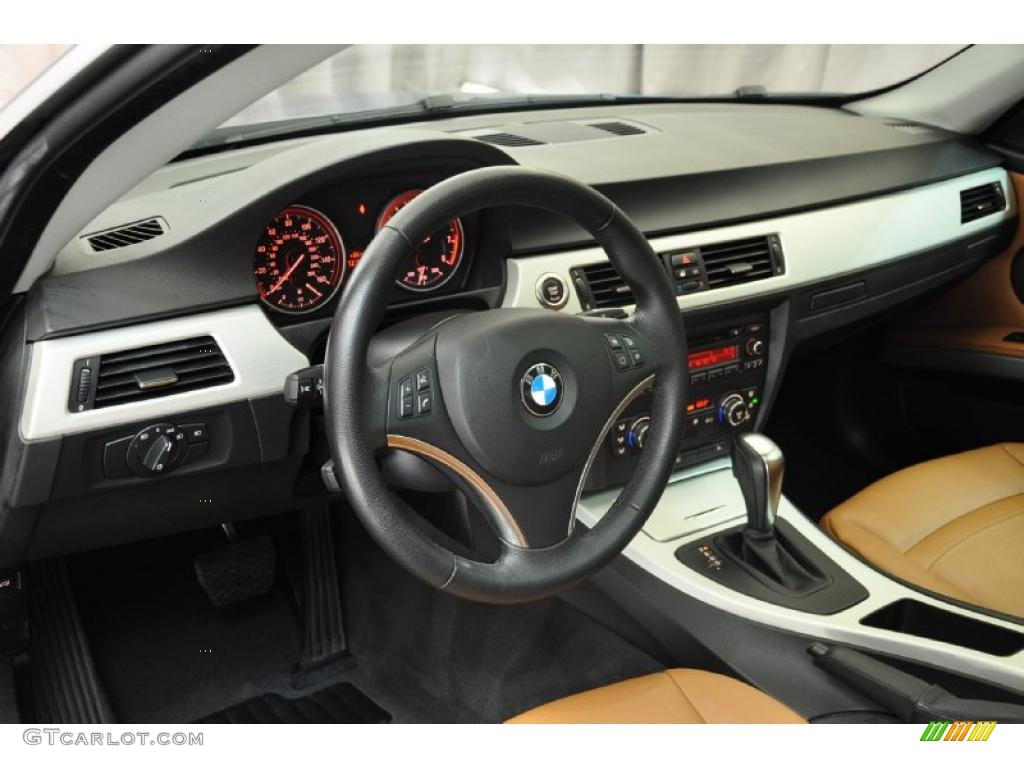 2007 3 Series 328i Coupe - Montego Blue Metallic / Saddle Brown/Black photo #10