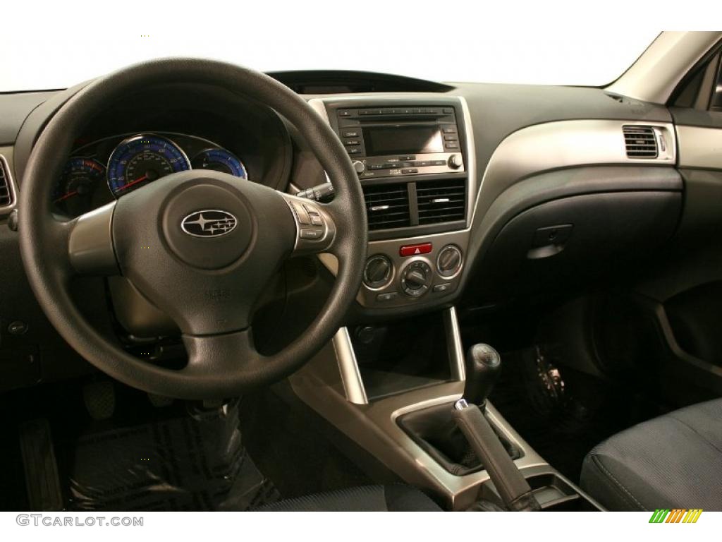 2009 Forester 2.5 X - Obsidian Black Pearl / Black photo #11