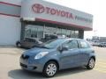 2008 Bayou Blue Pearl Toyota Yaris 3 Door Liftback  photo #1