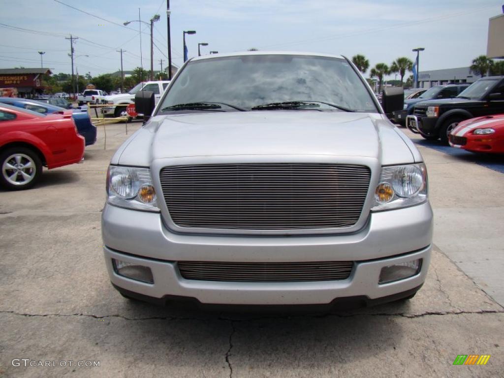 2005 F150 XL Regular Cab - Silver Metallic / Medium Flint/Dark Flint Grey photo #3