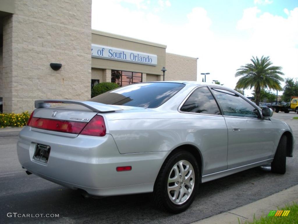 2001 Accord EX V6 Coupe - Satin Silver Metallic / Charcoal photo #6