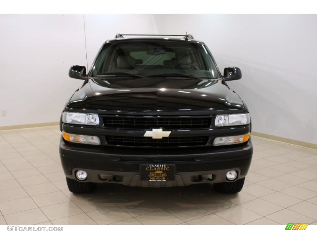 2003 Suburban 1500 Z71 4x4 - Black / Tan/Neutral photo #2