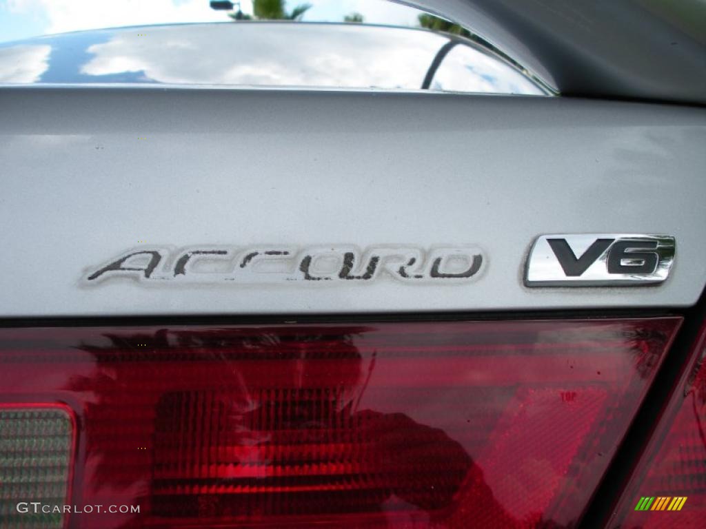 2001 Accord EX V6 Coupe - Satin Silver Metallic / Charcoal photo #9