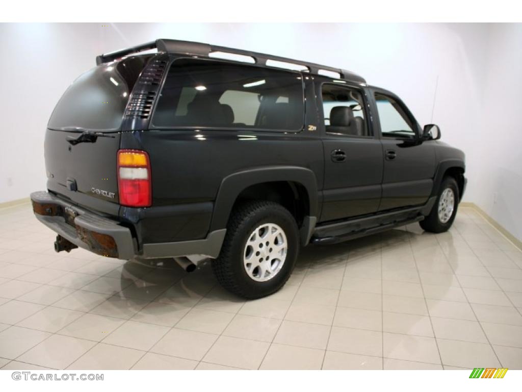 2003 Suburban 1500 Z71 4x4 - Black / Tan/Neutral photo #5