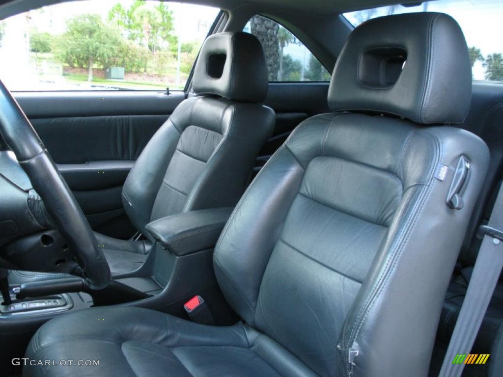 2001 Accord EX V6 Coupe - Satin Silver Metallic / Charcoal photo #12