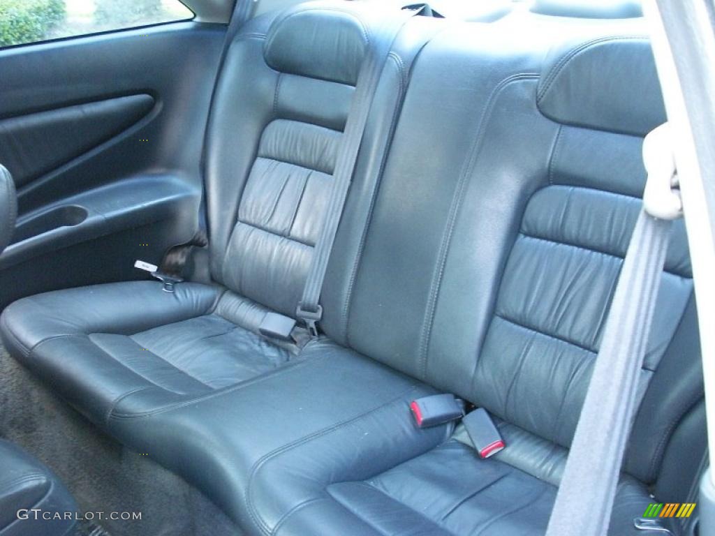 2001 Accord EX V6 Coupe - Satin Silver Metallic / Charcoal photo #13