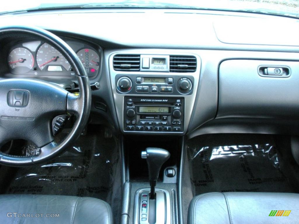 2001 Accord EX V6 Coupe - Satin Silver Metallic / Charcoal photo #17