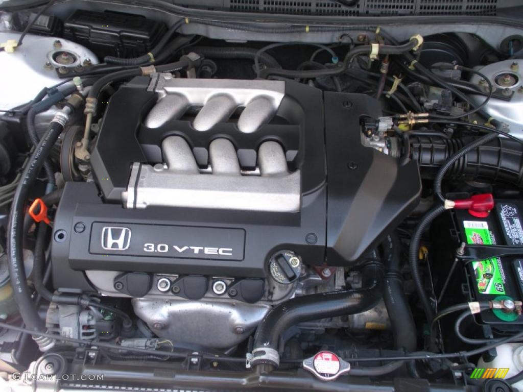 2001 Accord EX V6 Coupe - Satin Silver Metallic / Charcoal photo #24