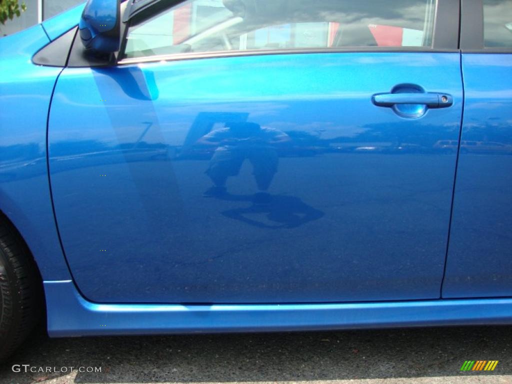 2009 Corolla S - Blue Streak Metallic / Dark Charcoal photo #11