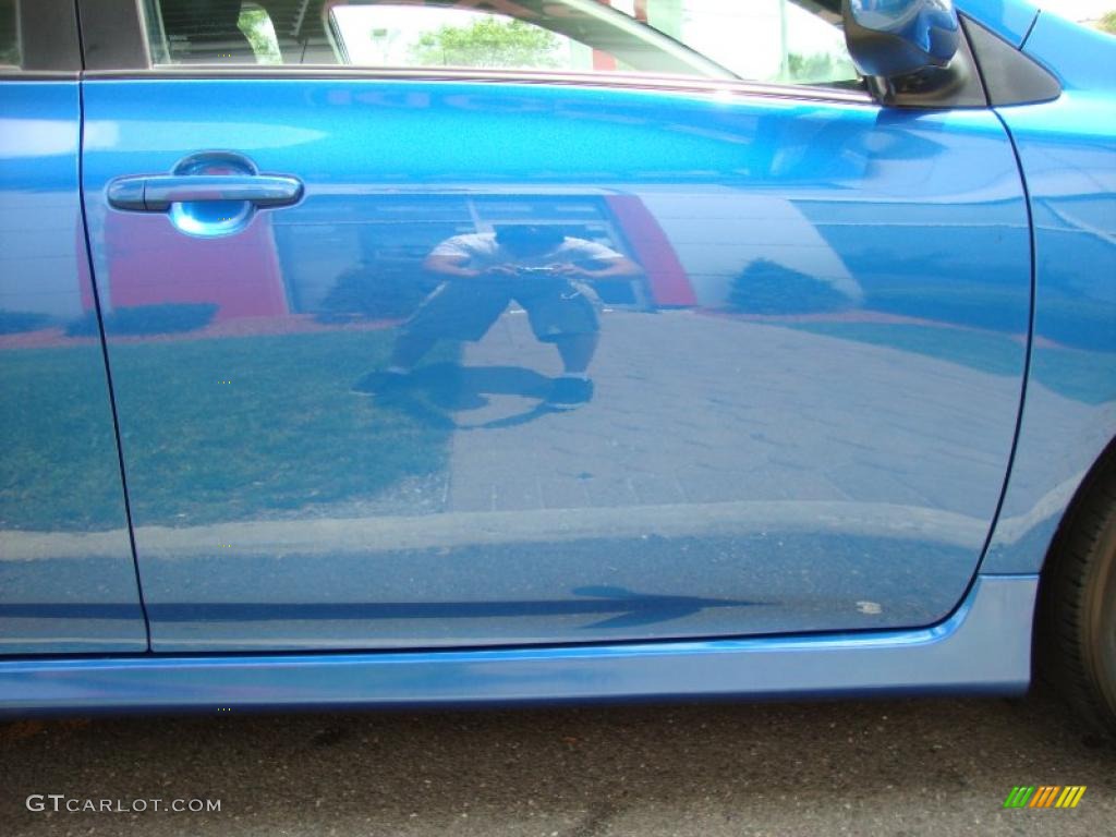 2009 Corolla S - Blue Streak Metallic / Dark Charcoal photo #17