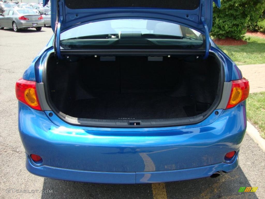 2009 Corolla S - Blue Streak Metallic / Dark Charcoal photo #21