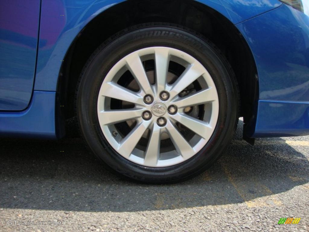 2009 Corolla S - Blue Streak Metallic / Dark Charcoal photo #26