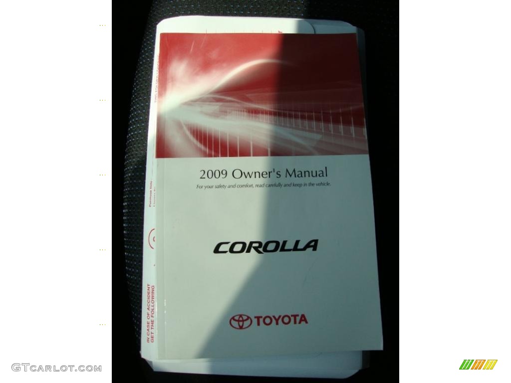 2009 Corolla S - Blue Streak Metallic / Dark Charcoal photo #39