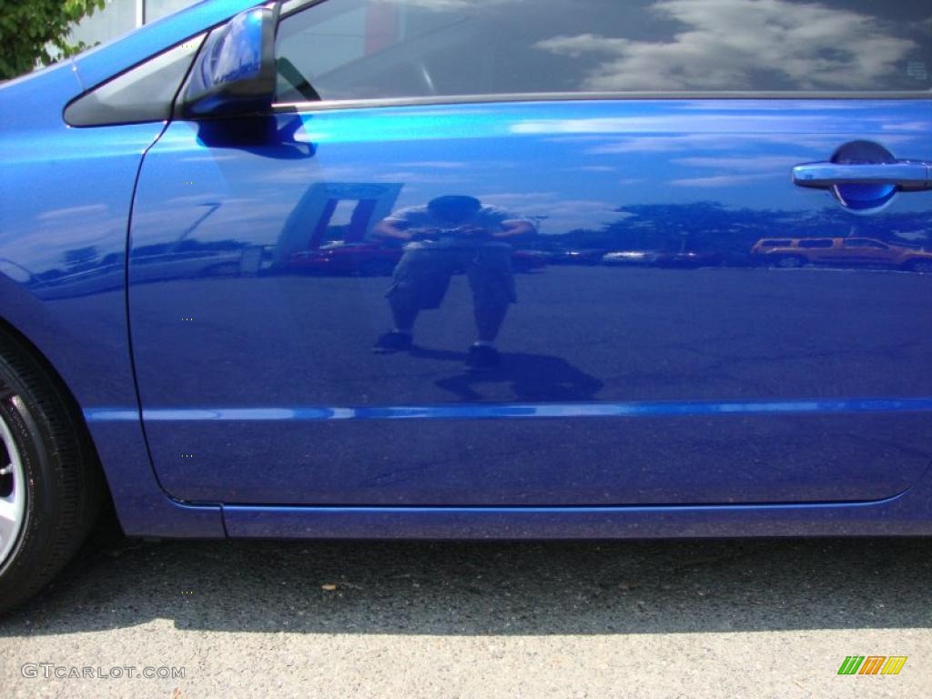2008 Civic Si Coupe - Fiji Blue Pearl / Black photo #11
