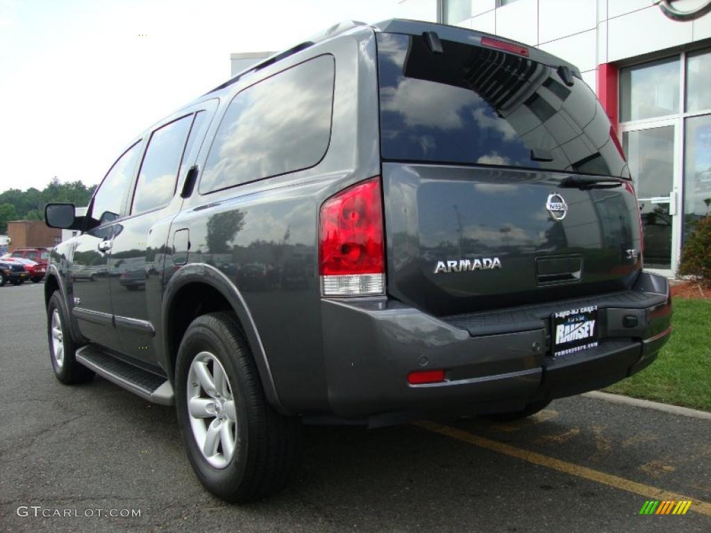 2008 Armada SE 4x4 - Smoke Gray / Charcoal photo #4