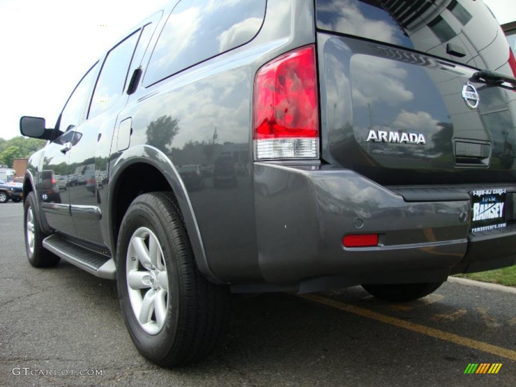 2008 Armada SE 4x4 - Smoke Gray / Charcoal photo #13