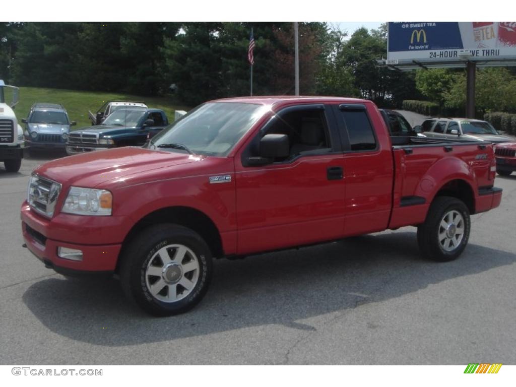 Bright Red Ford F150