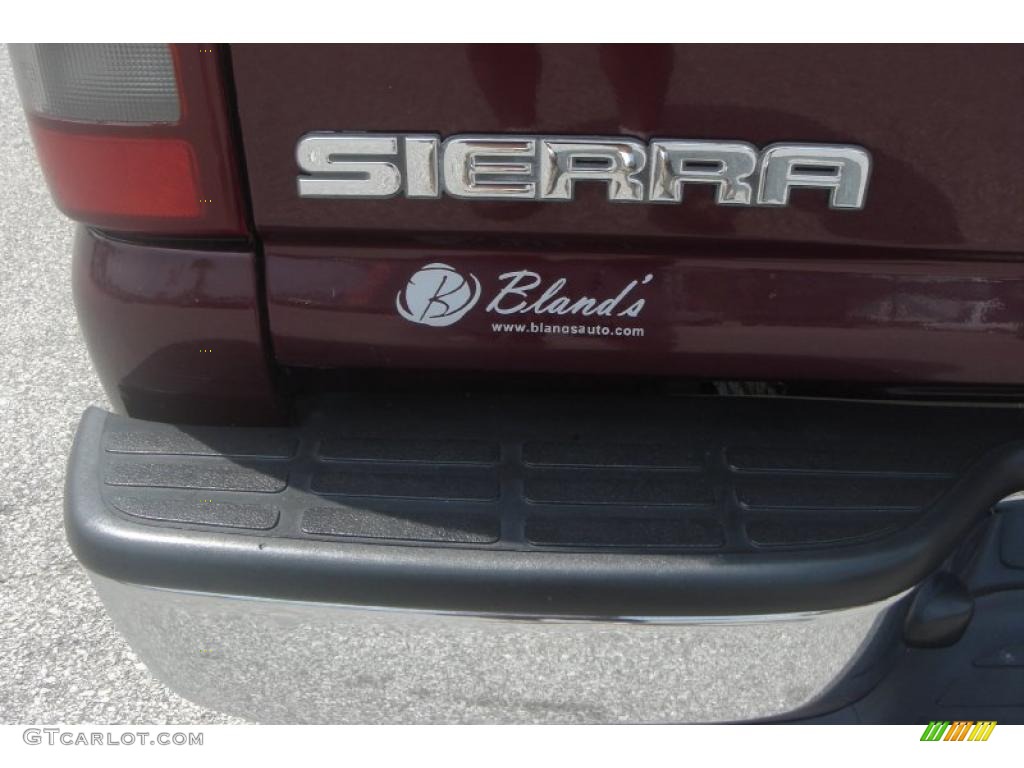 2003 Sierra 1500 SLE Extended Cab 4x4 - Dark Toreador Red Metallic / Dark Pewter photo #9