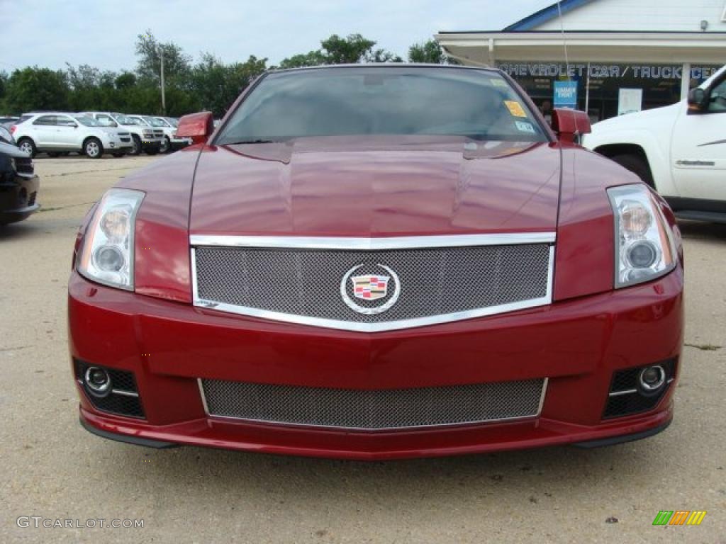 2009 XLR V Series Roadster - Crystal Red / Ebony/Cashmere photo #3