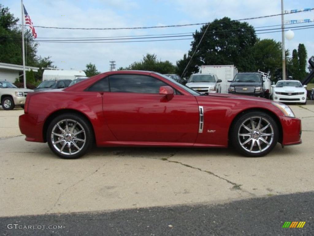 2009 XLR V Series Roadster - Crystal Red / Ebony/Cashmere photo #6