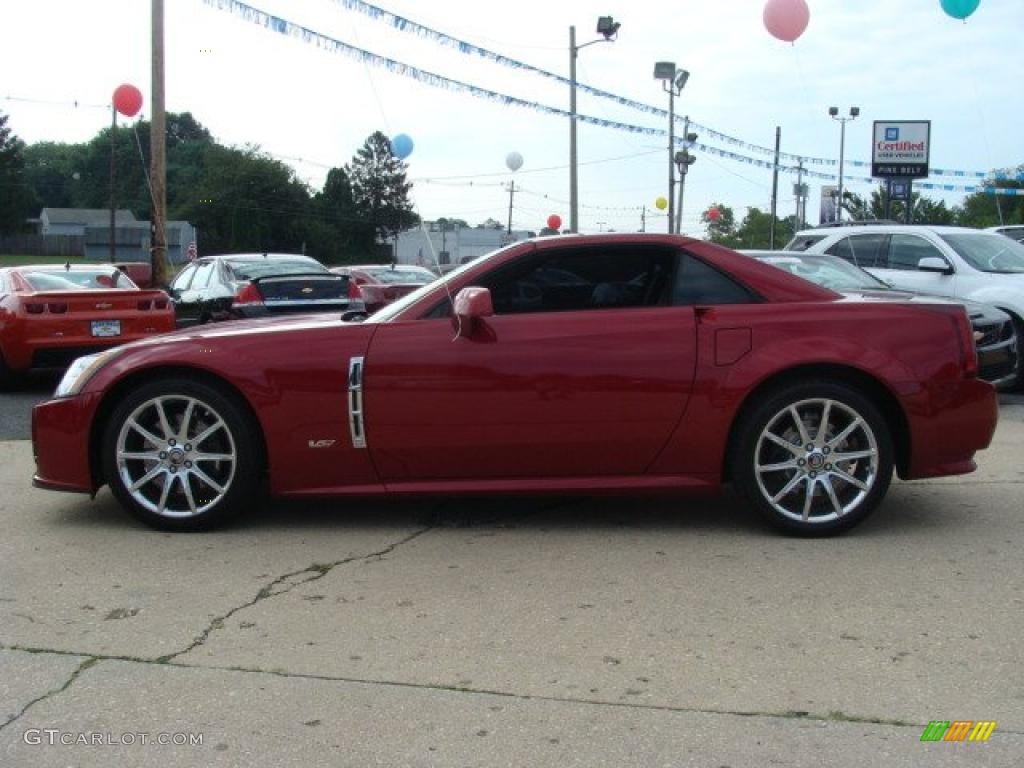 2009 XLR V Series Roadster - Crystal Red / Ebony/Cashmere photo #10